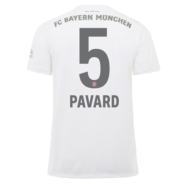 Camiseta Bayern Munich NO.5 Pavard 2ª 2019/20 Blanco